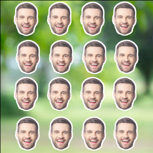 Personalised Face Stickers Custom Photo Face