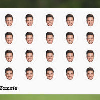 Personalised Face Stickers Photo Custom Face