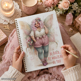 Personalised Fairy Art Journal – Be Bold Be You