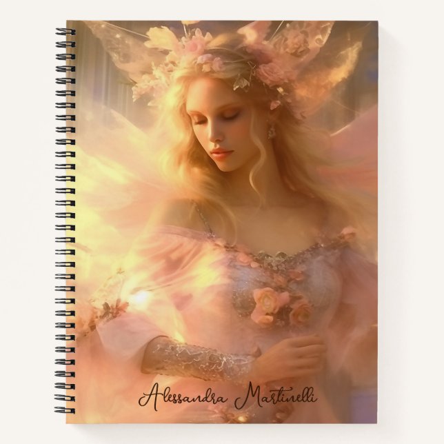 Personalised Fairy Notebook – Magical Fantasy  (Front)