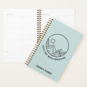 Personalised Faith that Moves Mountains Christian Planner