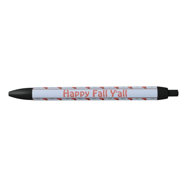 Personalised Fall  Black Ink Pen (Front)