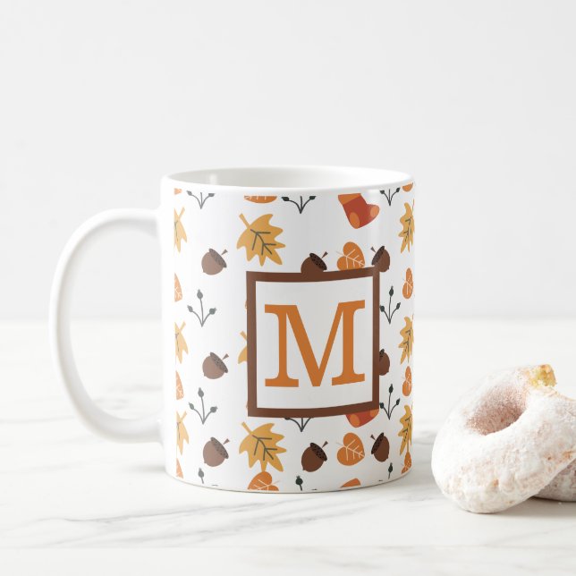 Personalised Fall  Coffee Mug (With Donut)