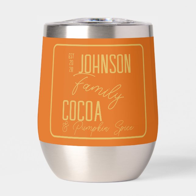 Personalised Fall Family Pumpkin Spice (Front)