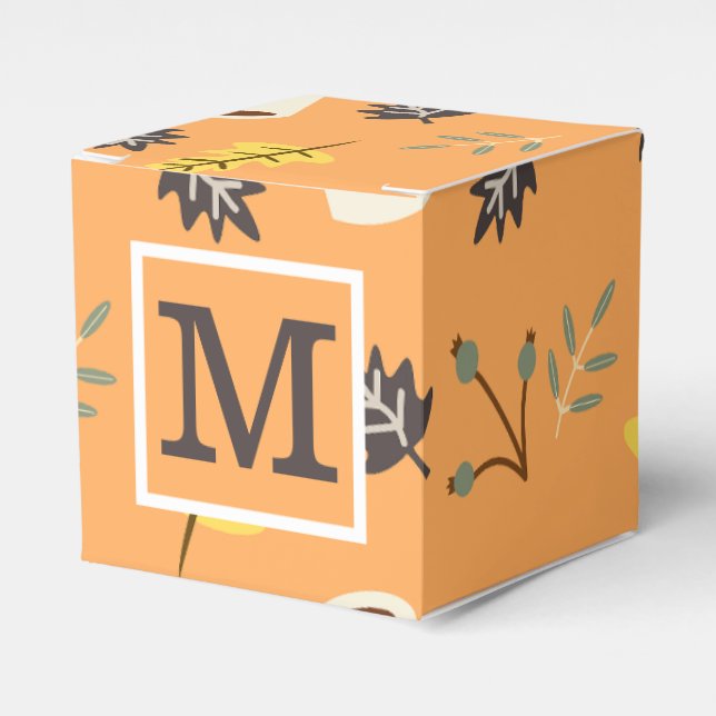 Personalised Fall Favour Box (Front Side)