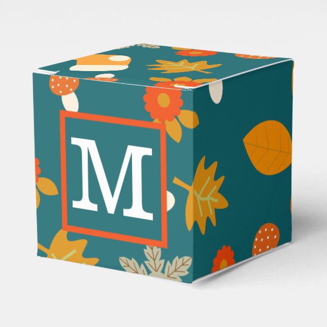 Personalised Fall Favour Box (Front Side)