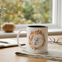 Personalised Fall Foliage Monogram