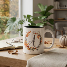 Personalised Fall Foliage Monogram