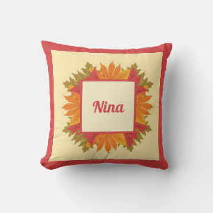 Personalised Fall Keepsake Birthday Gift for Her Cushion