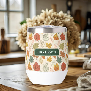 Personalised Fall Leaves – Cosy Autumn Custom Name