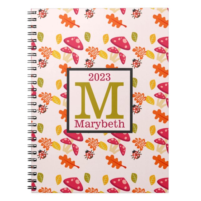 Personalised Fall Notebook (Front)