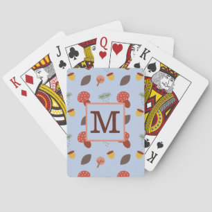 Personalised Fall Playing Cards