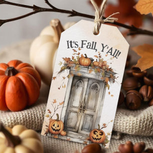 Personalised Fall Real Estate Pop By Gift Tags
