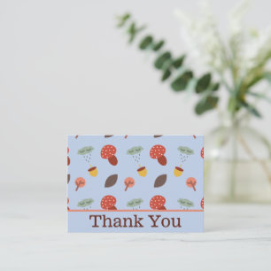 Personalised Fall Thank You Card