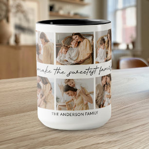 Personalised Family 10 Photo Collage Mug
