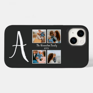 Personalised family 4 photo collage template Case-Mate iPhone 14 case