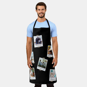 Personalised Family 6 Photo Custom Collage Apron