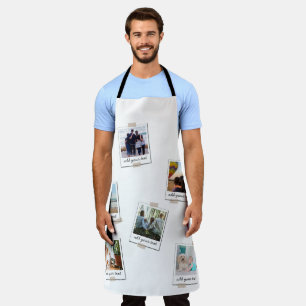 Personalised Family 6 Photo Custom Collage Apron