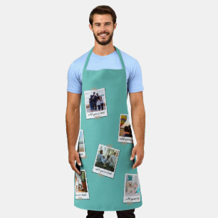 Personalised Family 6 Photo Custom Collage Apron