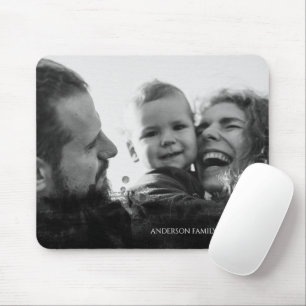 Personalised Family Abstract Overlay Mouse Pad
