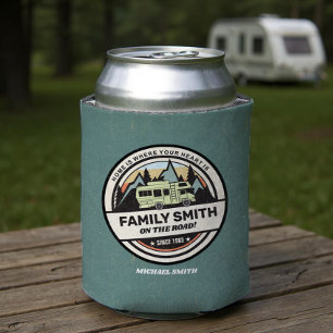 Personalised Family Caravan Adventures Can Cooler
