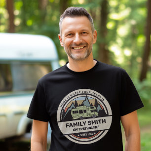 Personalised Family Caravan Adventures T-Shirt