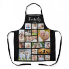 Personalised FAMILY CHEF 18 Photo Collage Black