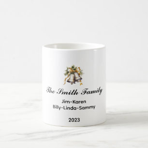 Personalised Family Christmas Keepsake Coffee Mug