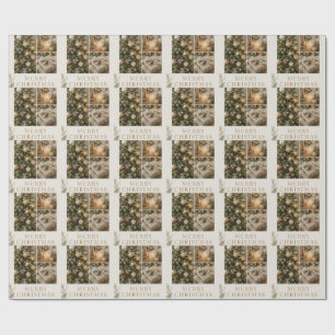 Personalised Family Christmas Photo style Wrapping Paper