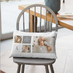 Personalised Family Collage Gift Lumbar Cushion<br><div class="desc">Introducing our exquisite Grey-themed Trendy Collage Photo, the ultimate family gift that captures cherished memories in a personalised and stylish manner. This carefully crafted collage showcases the beautiful moments and bonds shared within your family, making it a truly special and heartfelt present. With its sleek grey theme, this collage exudes...</div>
