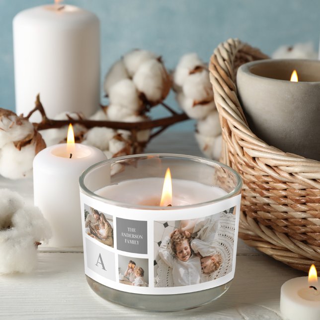  Personalised Family Collage Gift Rectangular Sticker (Creator Uploaded)