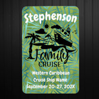 Personalised Family Cruise Door Decor