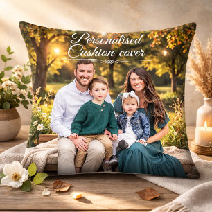 Personalised Family Cushion Cover Gift