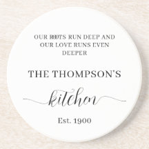 Personalised Family Deep Root and Love Kitchen