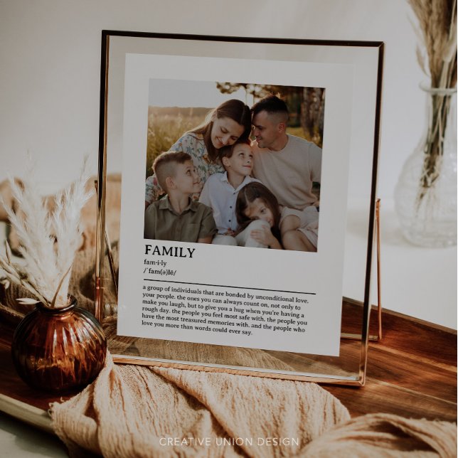 Personalised Family Definition Quote Wall Art (Creator Uploaded)
