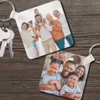 Personalised Family Double Sided Two Photo