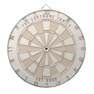 Personalised Family Established Custom Colours Dartboard