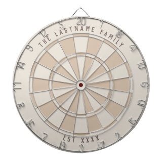 Personalised Family Established Custom Colours Dartboard