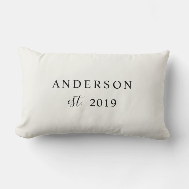 Personalised Family Farmhouse Pillow (Front)