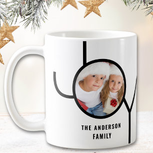 Personalised Family Holiday Christmas Photo Coffee Mug