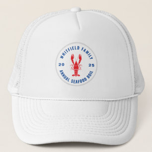 Personalised Family Lobster Seafood Boil Trucker Hat