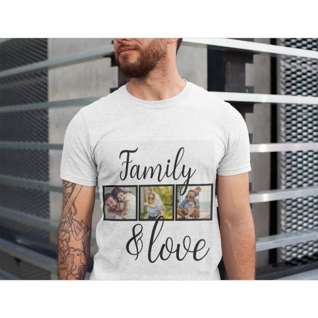 Personalised Family & Love Photo Collage T-Shirt (Creator Uploaded)