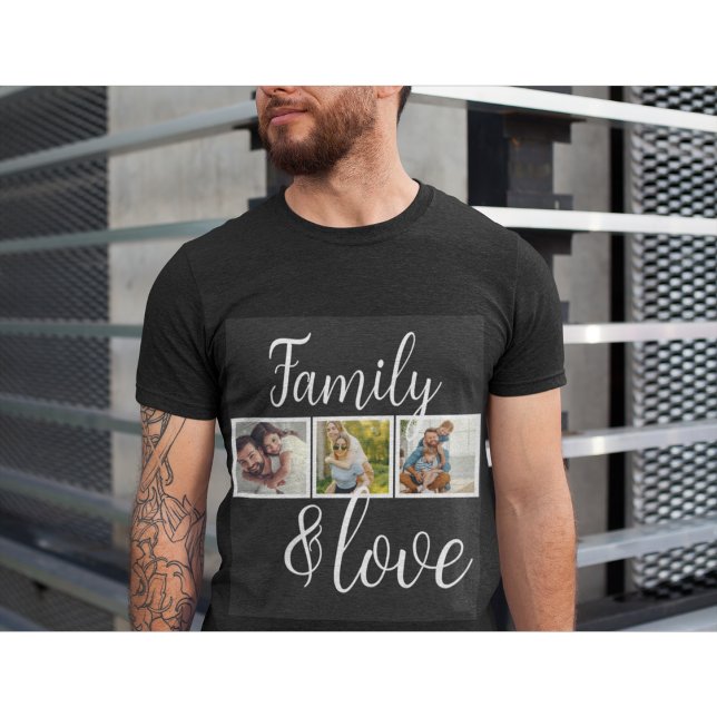Personalised Family & Love Photo Collage T-Shirt (Creator Uploaded)