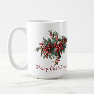 Personalised Family Merry Christmas Design Coffee Mug