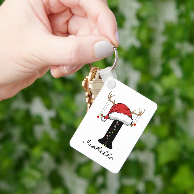 Personalised Family Monogram Keychain for Friends (Hand)