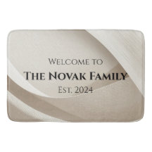 Personalised Family Name Doormat – Welcome