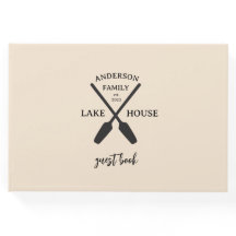 Personalised Family Name Lake House 