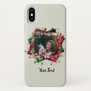 Personalised Family Pet Photo Christmas Case-Mate iPhone Case
