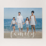 Personalised Family Photo and Name Custom Quality Jigsaw Puzzle<br><div class="desc">Add your photo and text to create a one-of-a-kind puzzle.  Perfect for birthday and holiday gift giving.</div>