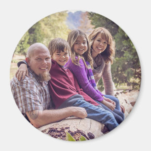 Personalised Family Photo and Name Magnet